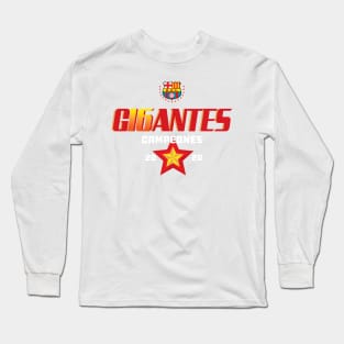 Gigantes campeon 2020 BSC, Barcelona de Guayaquil Futbol ecuatoriano Long Sleeve T-Shirt